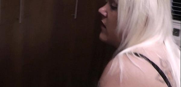  First date sex with busty blonde bbw